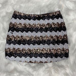Sequin Mini Skirt Size Small